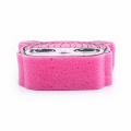 New pink print little girl bath sponge soft sponge